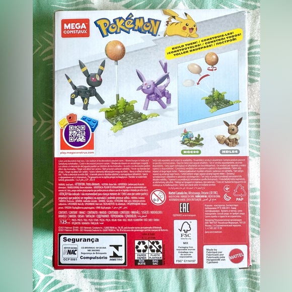 Pokemon Mega Construx Umbreon & Espeon Building Set NIB - Picture 2 of 2